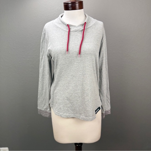 Jason wu for Eva air Tops - Jason wu for Eva air women's mock neck hi low gray long sleeve Top Sz M Athletic
